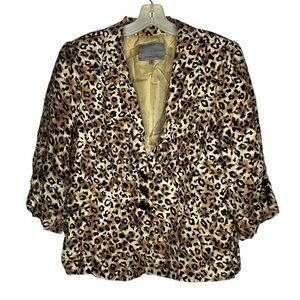 Classiques Entier Animal Print‎ Suit Jacket